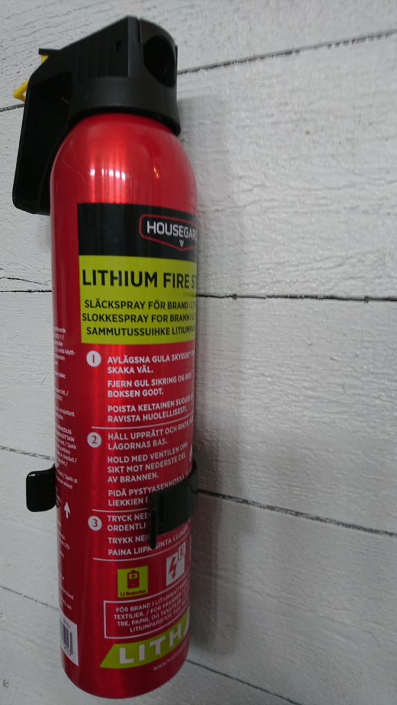 Lithex lithium brandsläckare