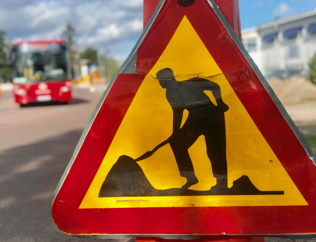 Arbete på väg
