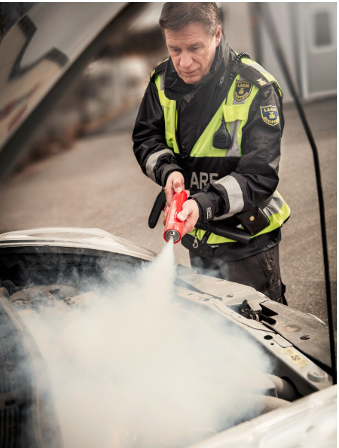 Maus brandsläckare