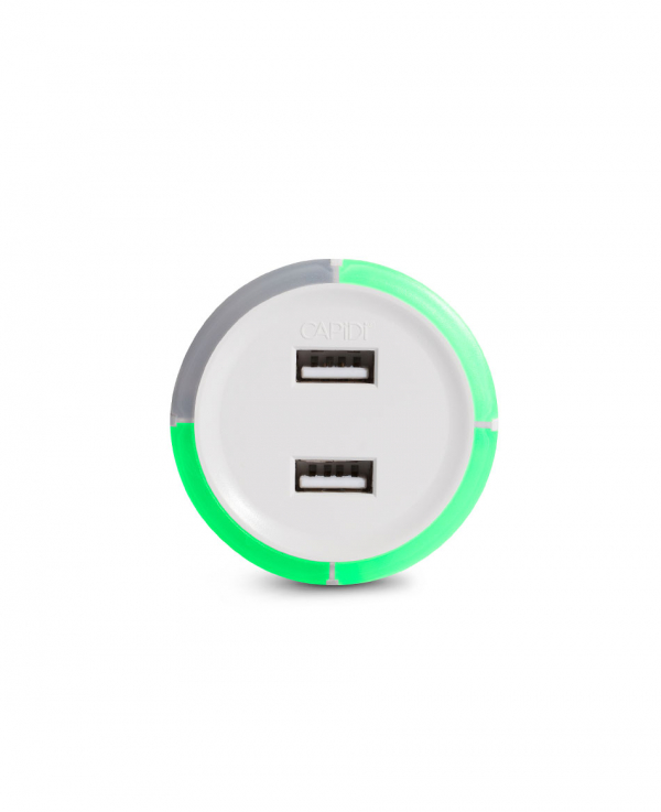 usb-laddare vit