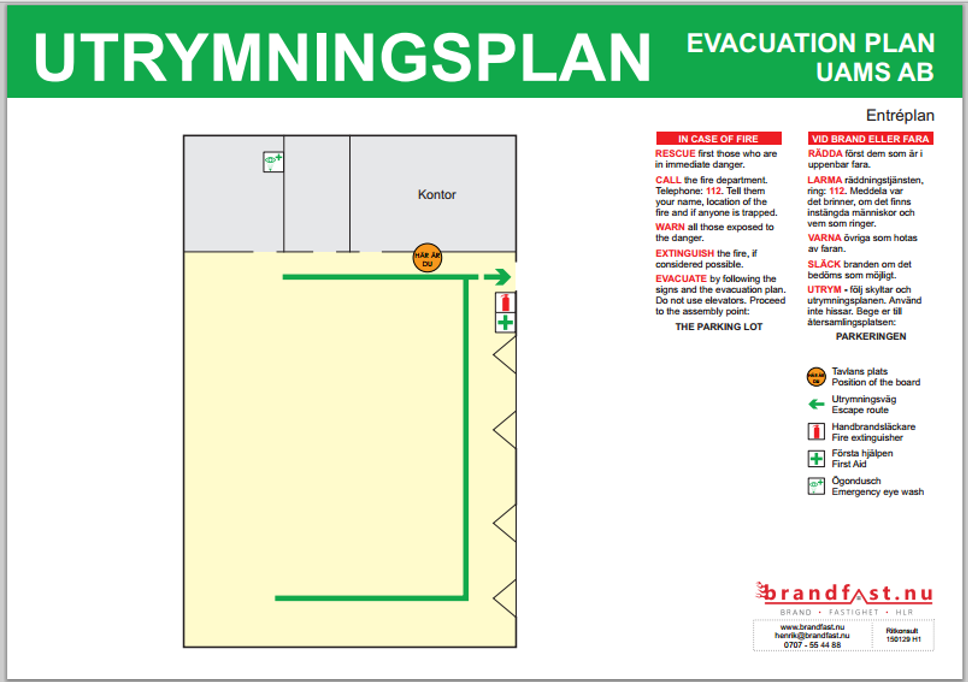 Utrymningsplan