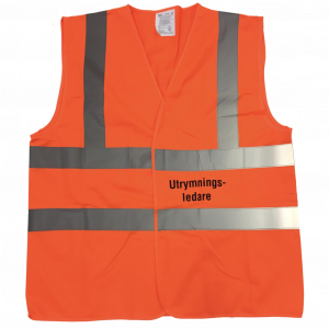 utrymningsväst orange