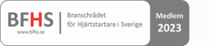 Medlem i branschrådet för hjärtstartare i Sverige