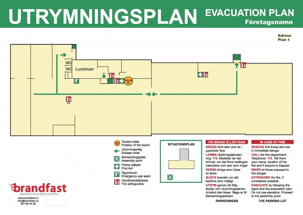 Utrymningsplan