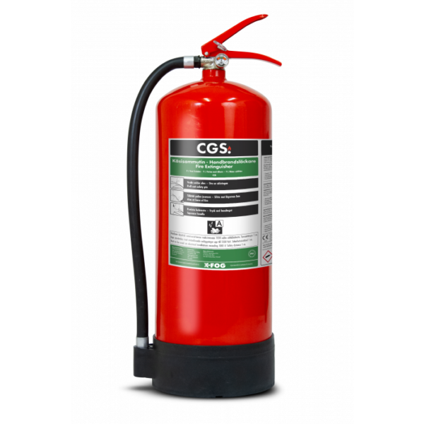 CGS X-fog 9 liter handbrandsläckare