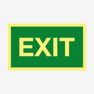 Exit - Utrymningsskylt