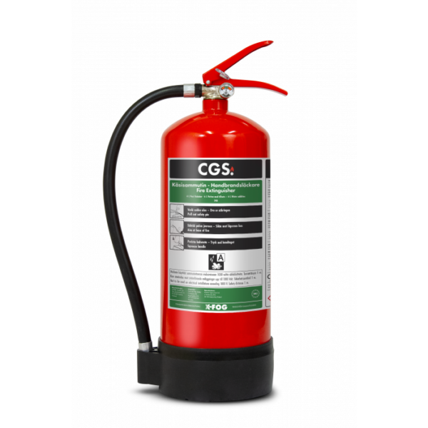CGS X-fog 6 liter handbrandsläckare