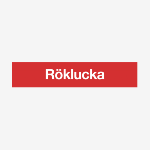 Röklucka dekal