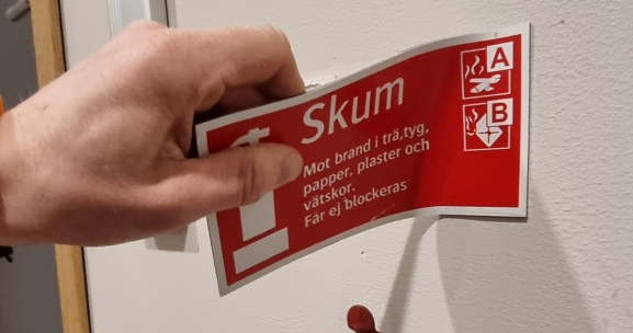Förbud mot skumsläckare med PFAS