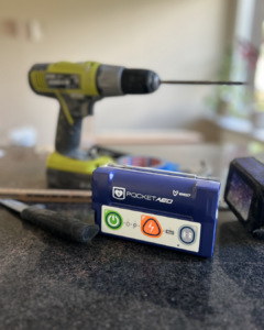 vivest pocket aed 3, hjärtstartare byggarbetsplats
