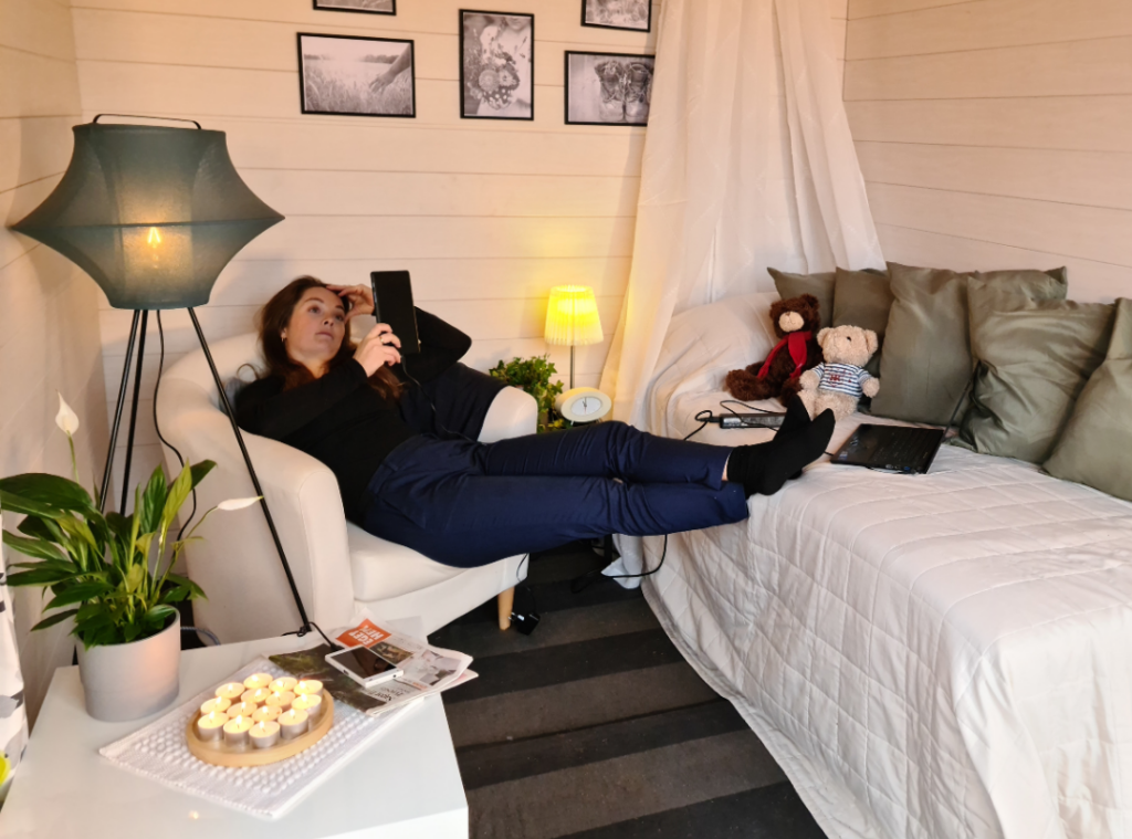 Ladda inte datorn i sängen