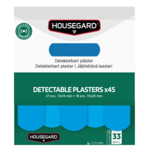 Housegard Detekterbara plåster refill, 2x45 st