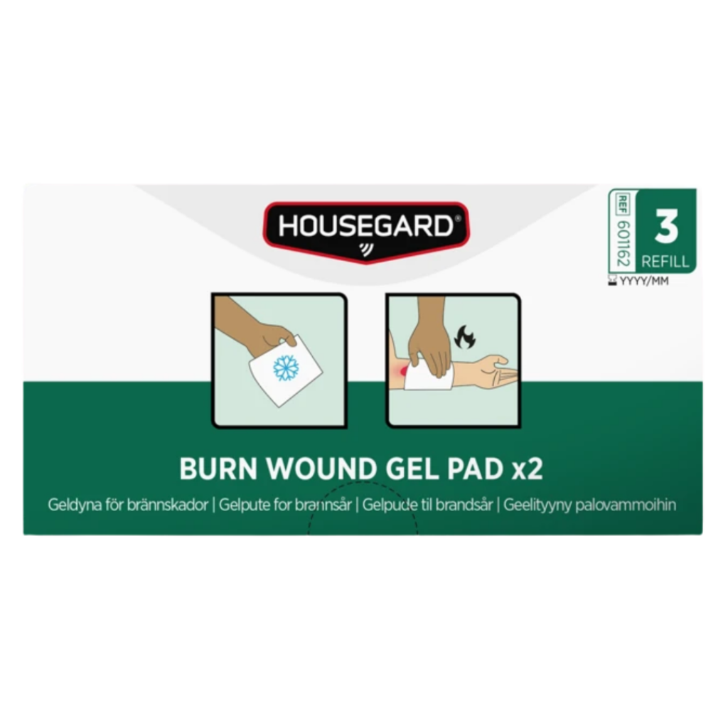 Housegard Gelkompress vid brännskador, 2-pack