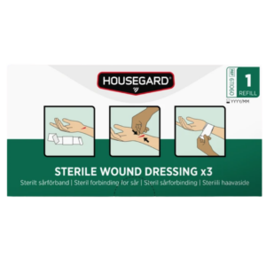 Housegard Sterilt sårförband, 3-pack
