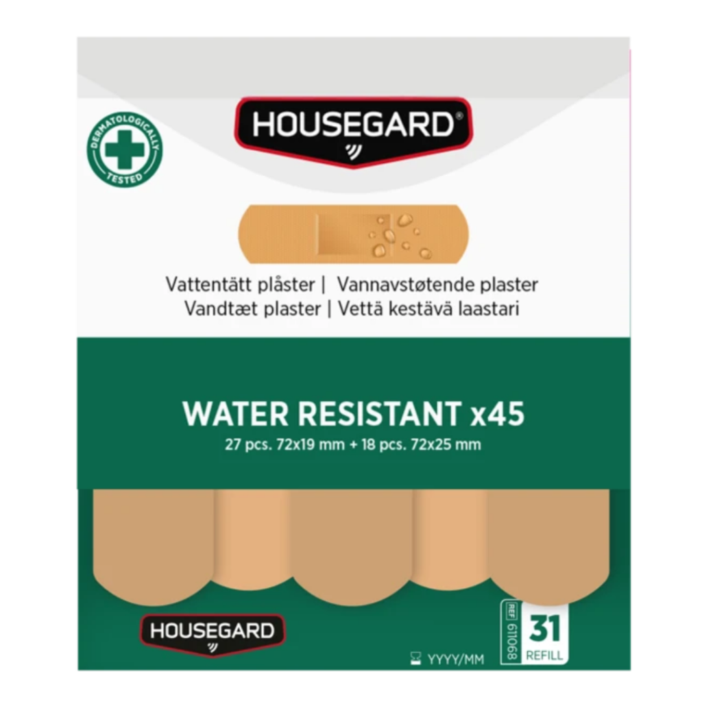 Housegard Vattentåliga plåster refill, 2x45 st
