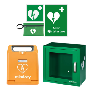 Mindray BeneHeart C1A hjärtstartare med skåp inomhus