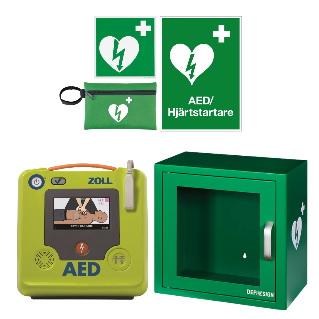 Zoll AED 3 hjärtstartare med inomhusskåp | Köp här!
